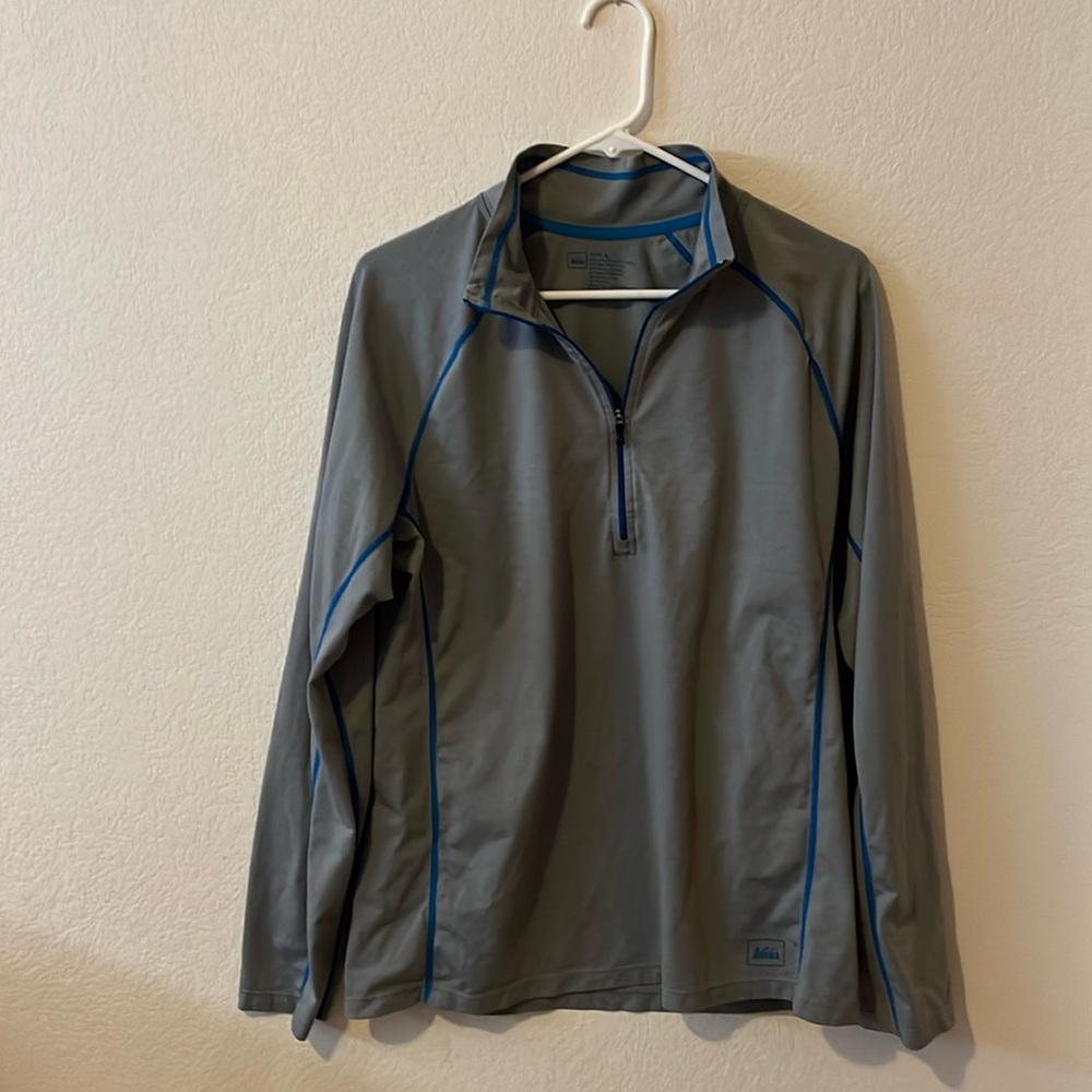 3/4 zip REI base layer